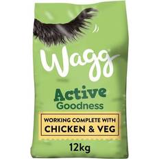 Wagg Dry dog food bulk save active goodness kibble biscuits