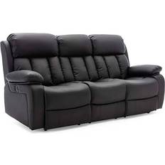 3 Seater - Recliner Sofas More4Homes Chester Electric High Back Luxury Sofa 211cm 3 Seater