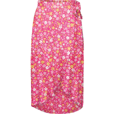 Pieces Tala Wrap Skirt - Beetroot Purple