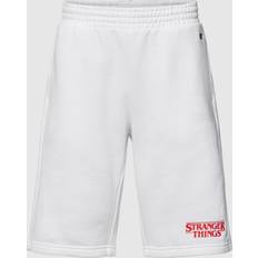 Champion Unisex X Stranger Things Pantaloncini Bermuda Bermudas, Weiß