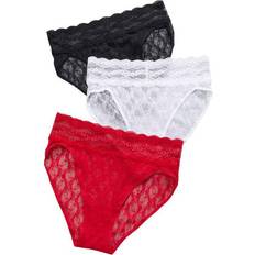 b.tempt'd by Wacoal Lace Kiss Hi-Cut Brief 3-Pack White