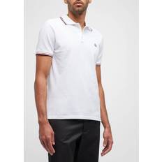 Moncler L Polo Shirts Moncler Gray Stripe Polo 984 GREY