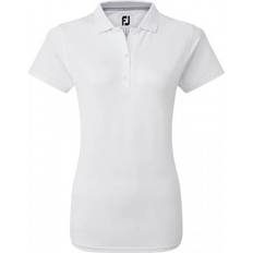 FootJoy Women's Stretch Pique Solid Polo Shirt - White