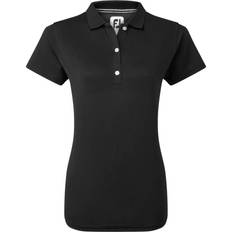 FootJoy Women's Stretch Pique Solid Polo Shirt - Black