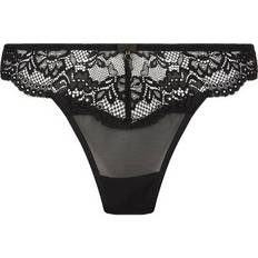 Ann Summers Sexy Lace Planet Thong - Black
