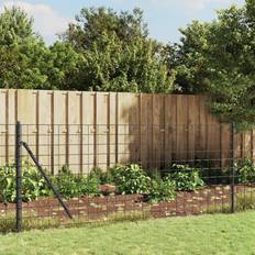 vidaXL Wire Mesh Fence Anthracite 1x10 m