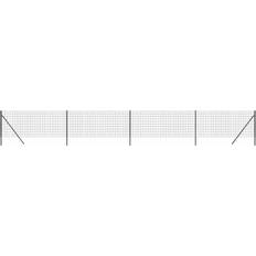 vidaXL Wire Mesh Fence Anthracite 0.8x10 m