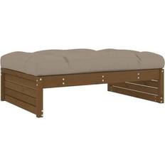 vidaXL Garden Footstool Honey