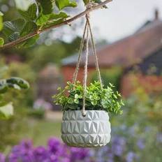 Hanging Pots Garden Mile DecoPot Hanging Realistic Faux Plant Pot Planter 16cm