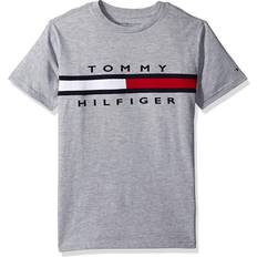 Tommy Hilfiger Big Boy's Flag Graphic Print T-shirt - Grey Heather