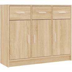 vidaXL Sonoma Engineered Wood Brown Sideboard