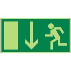 Stewart Superior Exit Sign with Down Arrow