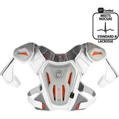 Warrior Burn Lacrosse Shoulder Pads, Men's, Medium, White