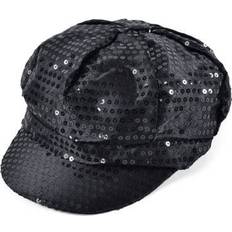 Bristol Novelty Black Sequin Cap