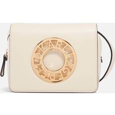 Karl Lagerfeld Bags Karl Lagerfeld Disk Logo Leather Crossbody Bag