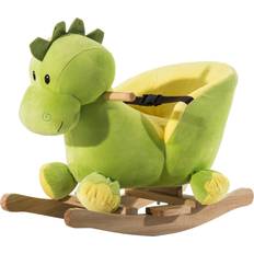 Rocking Horses Homcom Kids Rocking Horse, Ride-On Horse Toy with 32 Songs Green