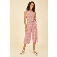 Red Jumpsuits & Overalls Yumi Mela London Ditsy Daisy Sleeveless Culotte Jumpsuit