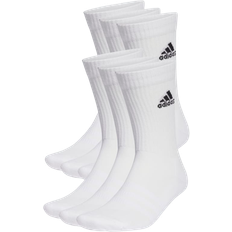 Adidas Men - S Clothing adidas Cushioned Sportwear Crew Socks 6-pack - White/Black