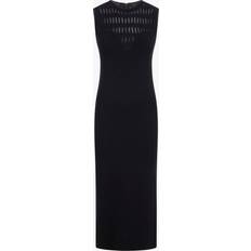 Ted Baker Solid Colours Dresses Ted Baker Polyan stitch detail bodycon in black