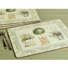 Tops Topiary Of 4 Large Premium Place Mat Green