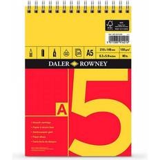 Yellow Sketch & Drawing Pads Daler Rowney A Series Spiral Sketch Pad A5