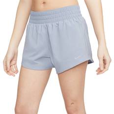 Nike Dri-FIT One Women's Mid-Rise Brief-Lined Shorts Purple