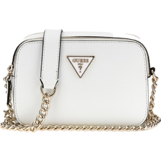 Guess Noelle Saffiano Crossbody Bag - White