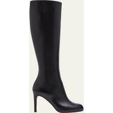 Christian Louboutin Pumppie Botta leather knee-high boots black