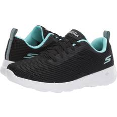 Skechers Women's GO Walk JOY-15641 Sneaker, Black/Aqua