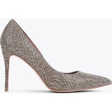 Kurt Geiger London Women's Court Heels Beige Fabric Belgravia