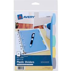 Avery Write & Erase Durable Plastic Mini Dividers 5-1/2x8-1/2"