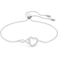 Swarovski Infinity And Heart - Silver/Transparent