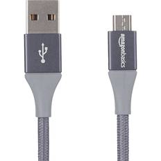 None Basics Double Braided Nylon USB 2.0 A to Micro B Cable, 10