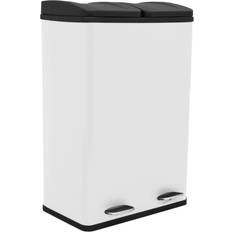 Cleaning Equipment & Cleaning Agents MonsterShop Recycling Pedal Bin Double Compartments 60L