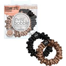 Black Hair Ties invisibobble SPRUNCHIE Duo - True Golden