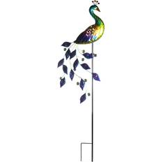 Maison & White Vibrant Peacock Garden Ornament Solar