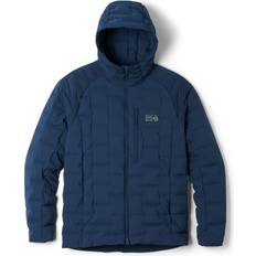 Mountain Hardwear Men's Stretchdown Hoody- Blue