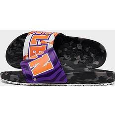 Hype Co. Clemson Tigers College Slydr Pro Slide Sandals Black/Orange/Purple 12.0