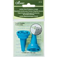 Knitting Needle Stoppers Clover jumbo point protectors-sizes 17 & 19 2/pkg -3112