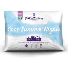 Down Pillows Slumberdown Cool Summer Nights Pack Of 2 Firm Support Down Pillow