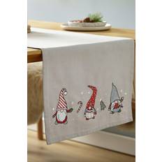 Catherine Lansfield Dining Christmas Tablecloth Grey