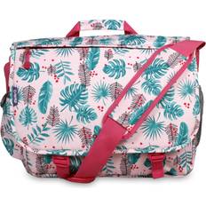 J World Thomas Laptop Messenger Bag - Palm Leaves