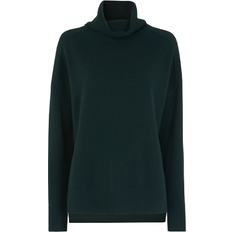 Whistles Cashmere Roll Neck Jumper - Dark Green