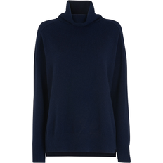 Whistles Cashmere Roll Neck Jumper - Navy