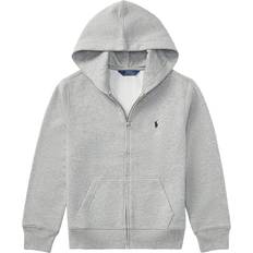 Ralph Lauren Boy's Cotton-Blend-Fleece Hoodie - Dark Sport Heather