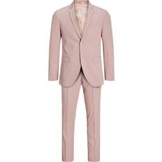 Men - Pink Suits Jack & Jones Franco Slim Fit Suit - Pink/Rose Tan