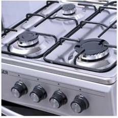 E Gas Cookers Haeger GC-SS5.006C Stainless steel Grey, Silver