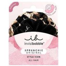 Black Hair Ties invisibobble Sprunchie Iconic Beauties 2s