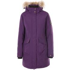 Purple Coats Trespass Women's Bettany DLX Down Parka Jacket - Wild Purple