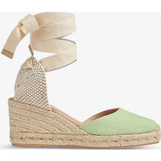 Unisex Espadrilles L.K.Bennett Maureen Canvas Wedge Espadrilles, Sea Green